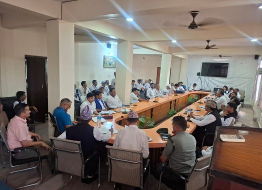 मिति २०८३ श्रावण ५ गते बसेको कार्यालय प्रमुखहरुको वैठक